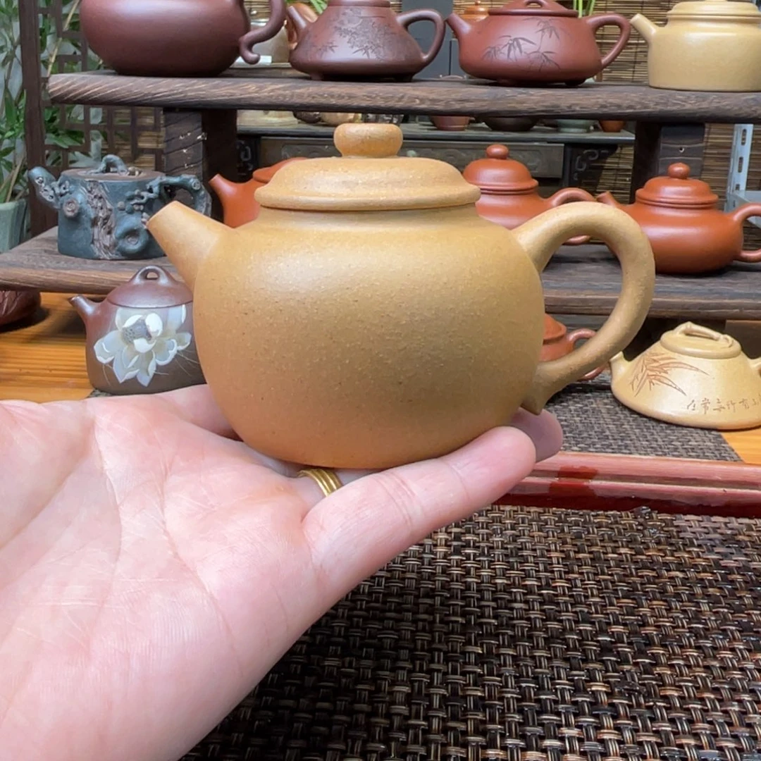 茶壶紫砂宜兴原矿紫砂手工制140