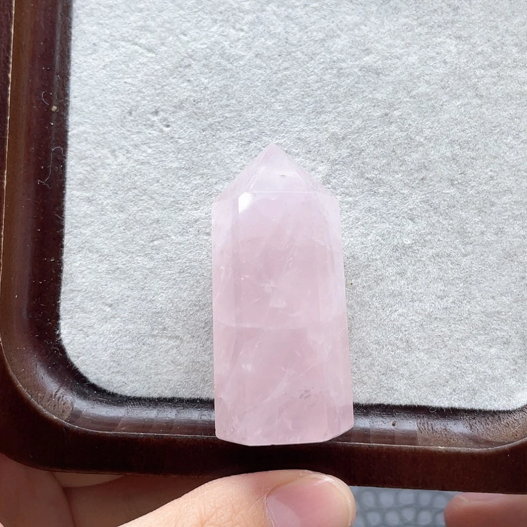 水晶未镶嵌珠宝半成品15粉晶