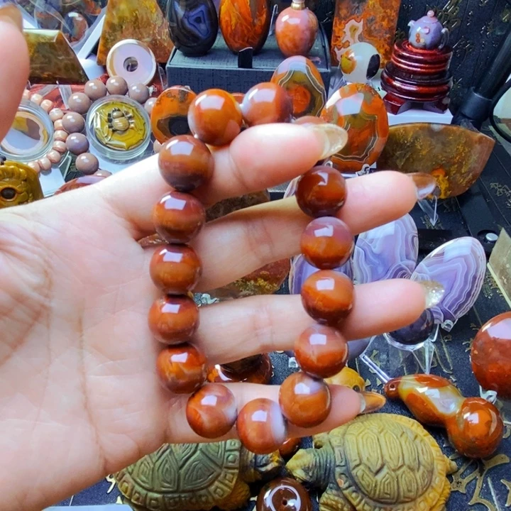 玛瑙/玉髓未镶嵌手链