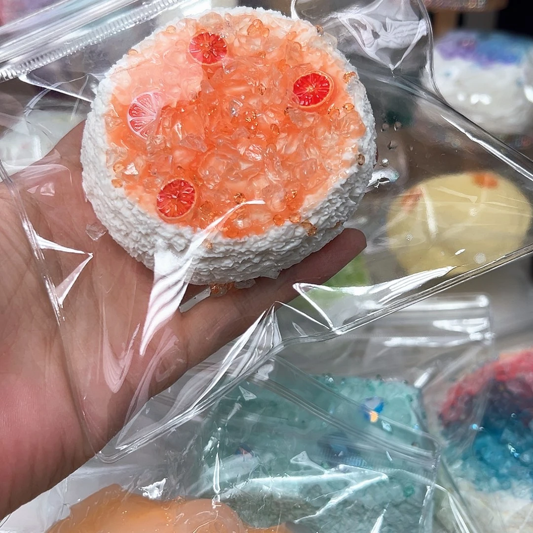 硅胶碎冰西柚圆吐司155g