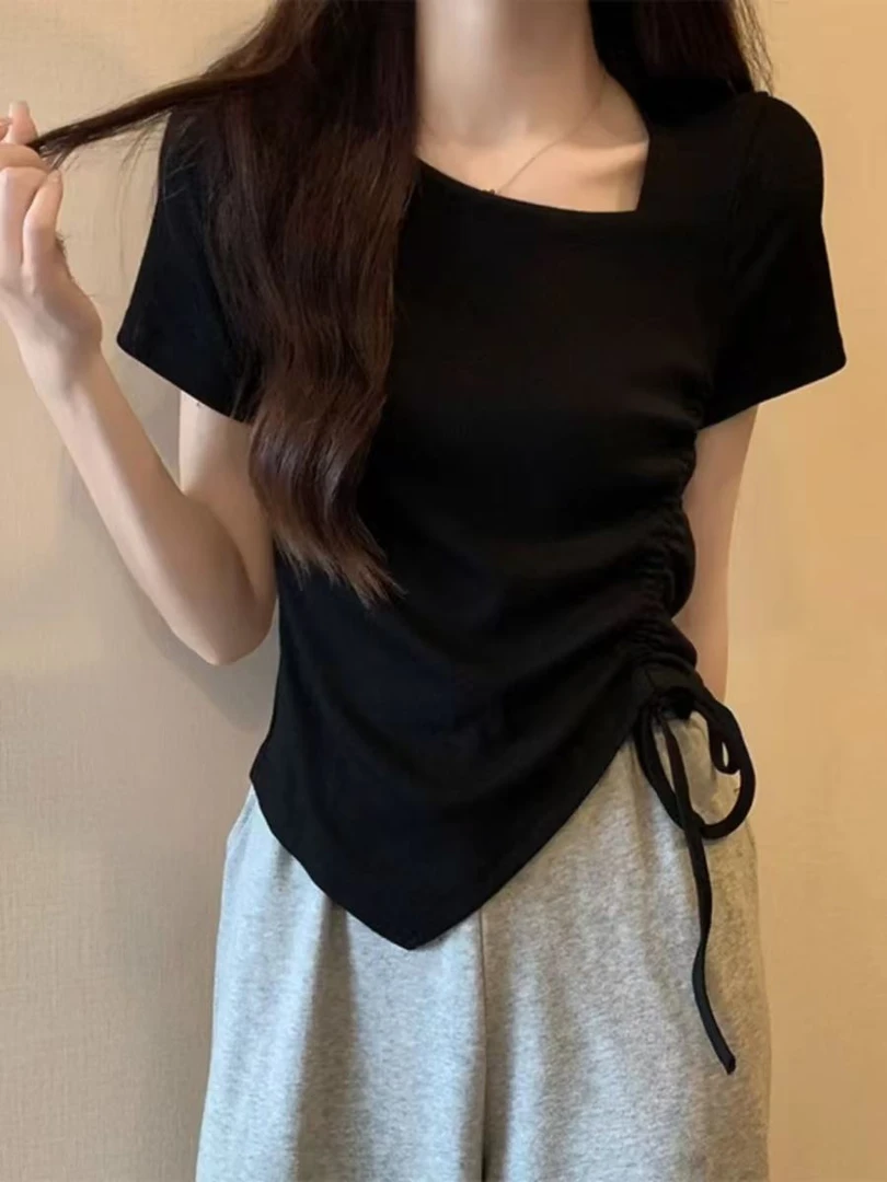 C06(明02-99)夏季新款辣妹短袖（以直播间实物为准）