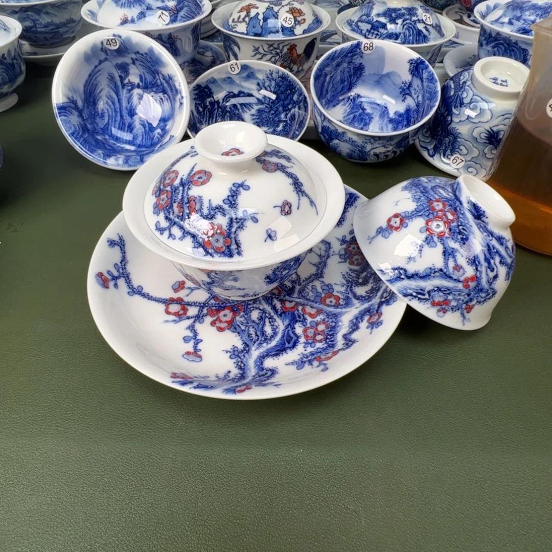景德镇纯手工纯手绘茶具木木7477 78