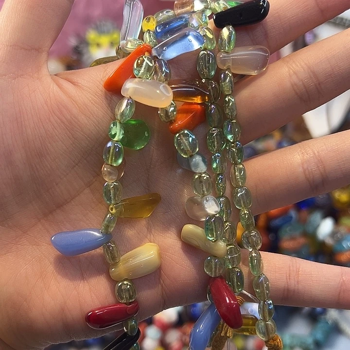 颈饰玻璃尼泊尔琉璃