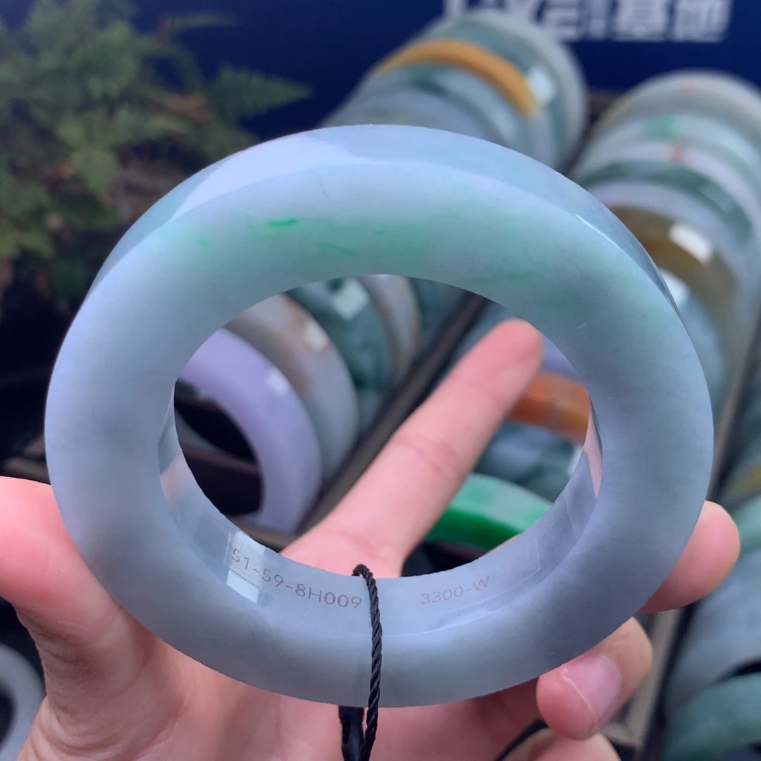 定制翡翠未镶嵌手镯定制不退不换