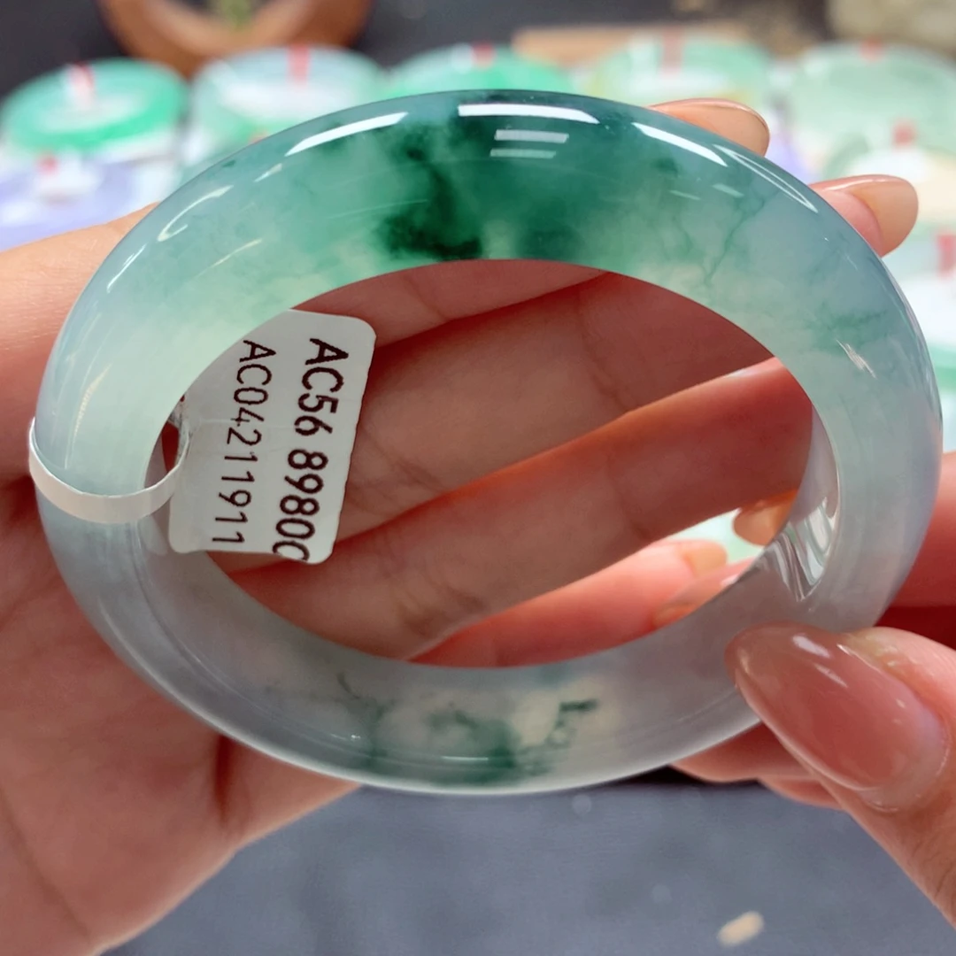 翡翠手镯未镶嵌56正（26）27号