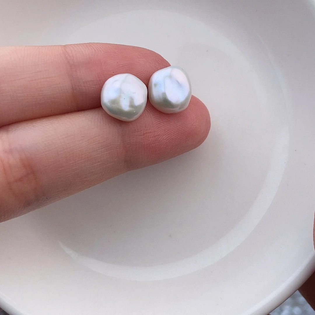 春***林淡水珍珠银S925镶嵌吊坠(不含链)