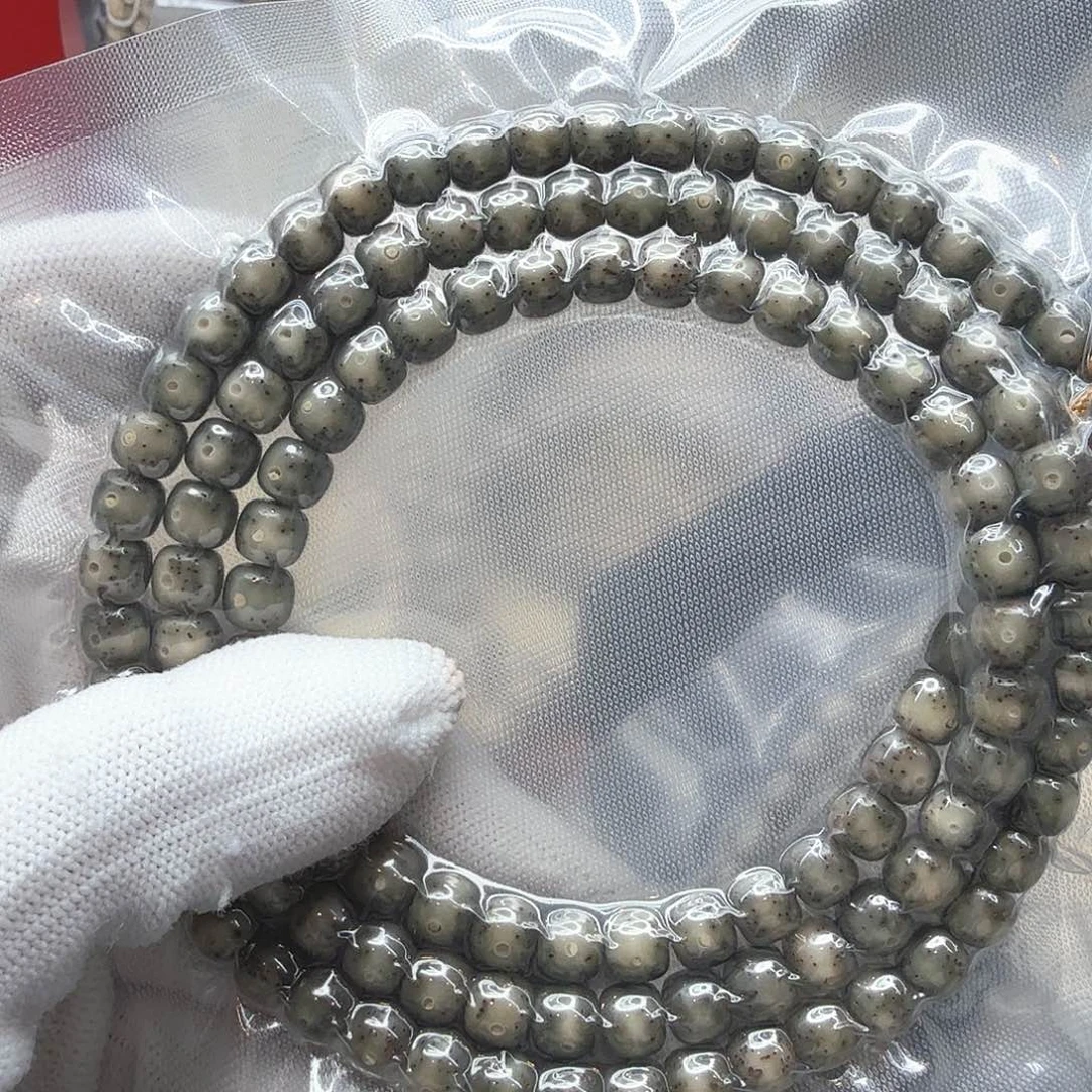 星月菩提吊坠15绿冰糖7左右108