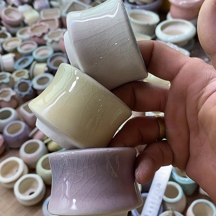 陶瓷花盆满12包邮