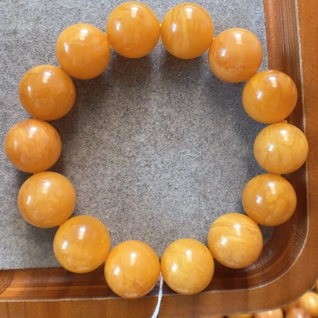 未镶嵌蜜蜡手串蜜蜡手串