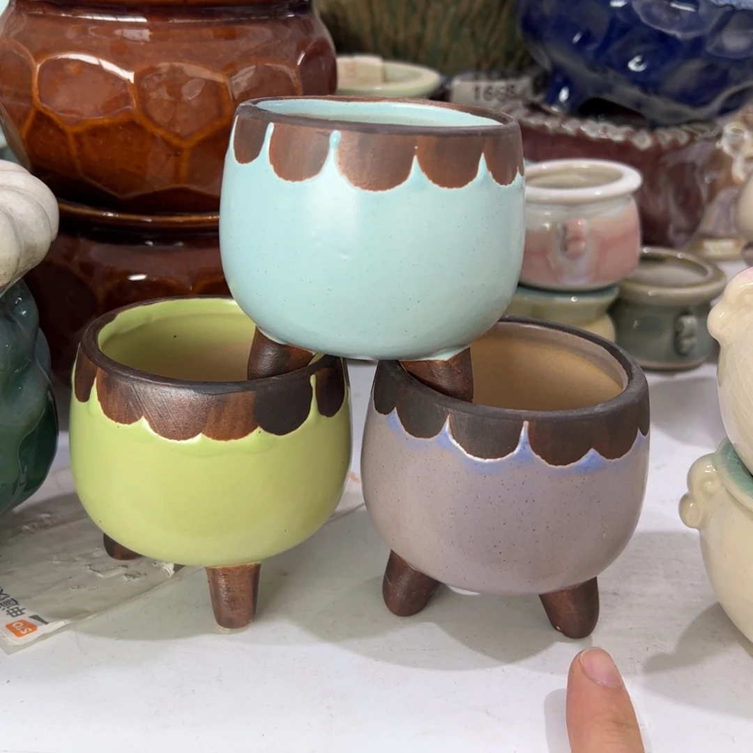 陶瓷陶瓷多肉花盆@@1907