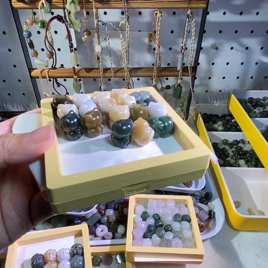 和田玉未镶嵌手链微瑕发1打包优先285元18个