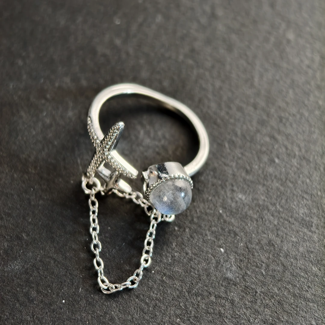 锦月 灰月光戒指 多样性发一