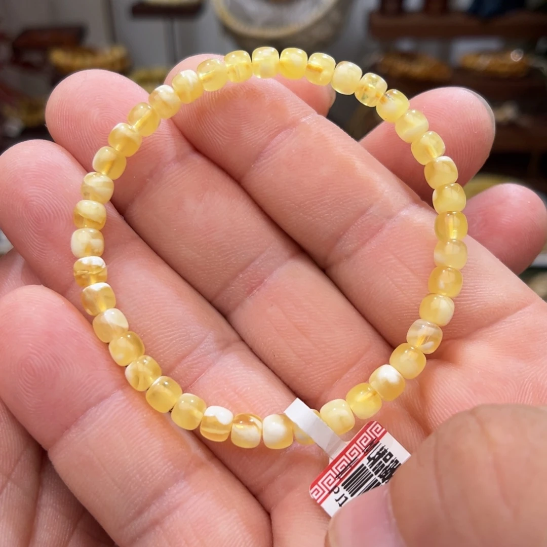 琥珀未镶嵌手链00005.0mm