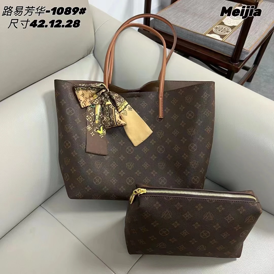 【万达专柜】高端奢侈品路易芳华托特包包女式2025新款大容量时适用