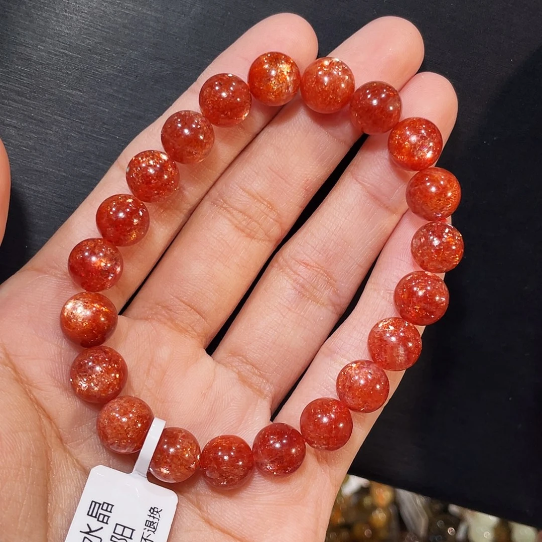 未镶嵌手链月光石高品金太阳9mm