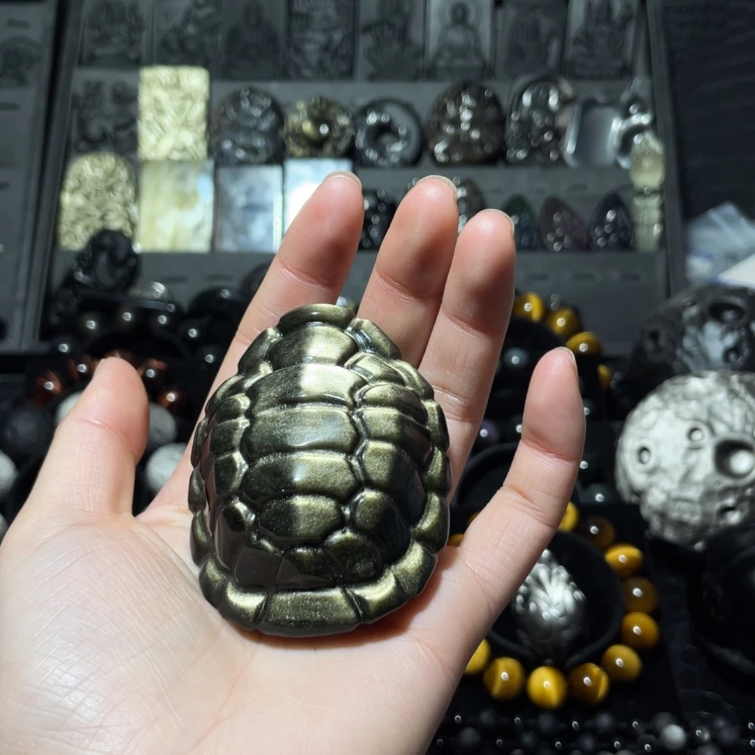 x***m黑曜岩未镶嵌珠宝奇石