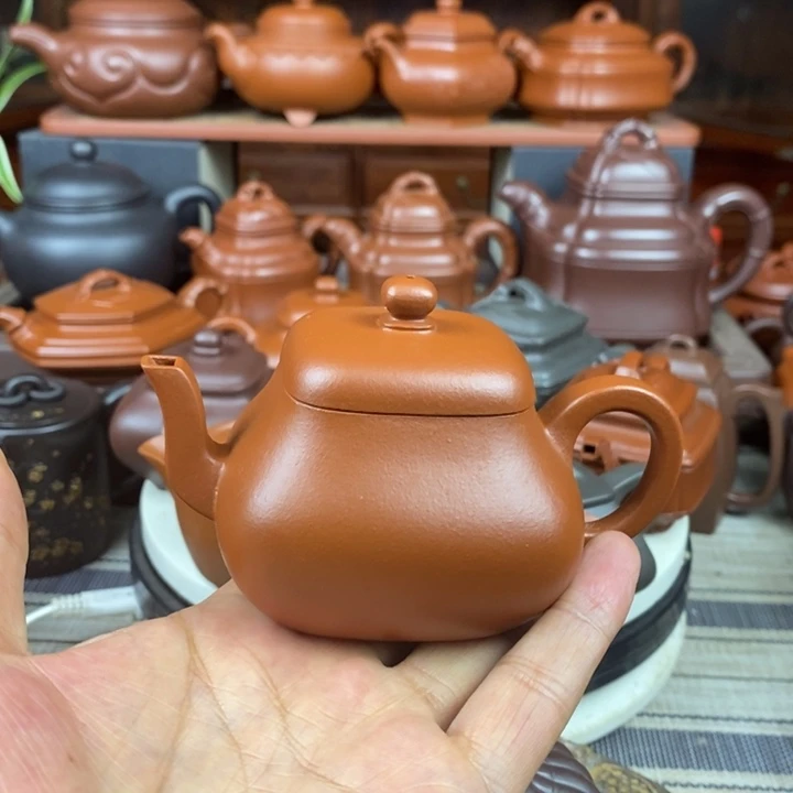 紫砂茶壶君德150cc原矿赵庄朱泥特价