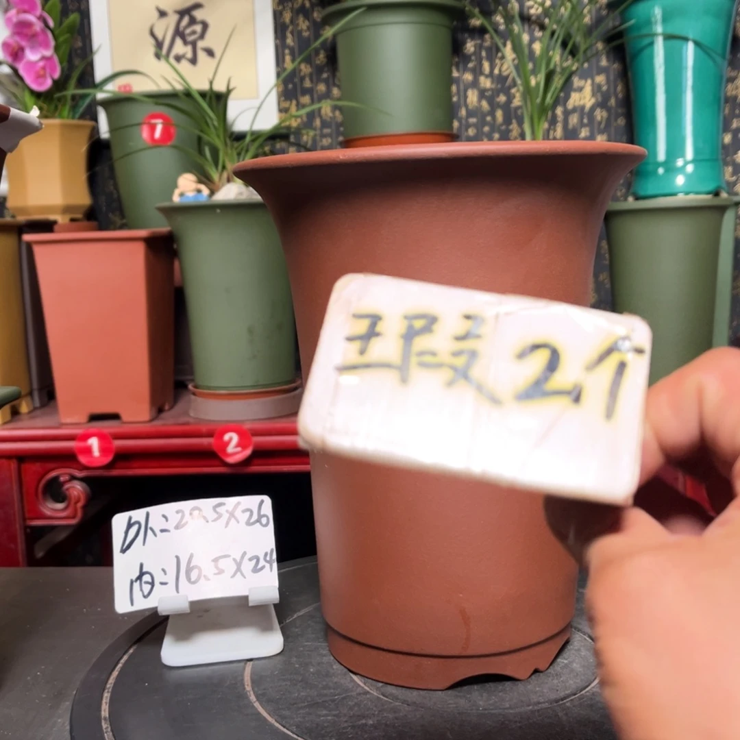 紫砂花盆紫砂花盆