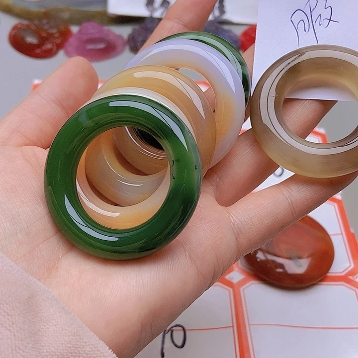 【闪购商品】未镶嵌玛瑙/玉髓珠宝半成品用****7