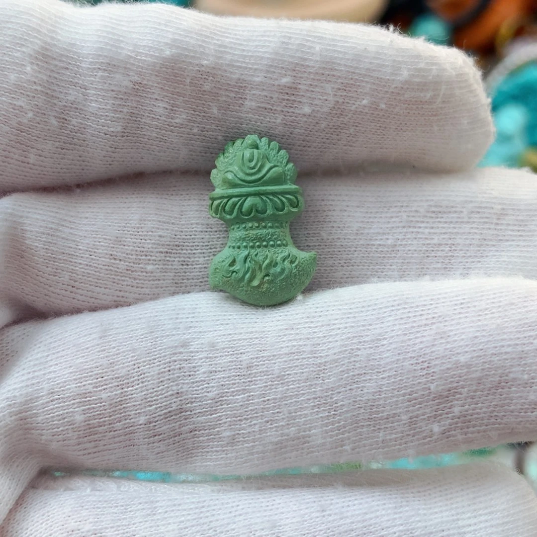 未镶嵌绿松石珠宝半成品