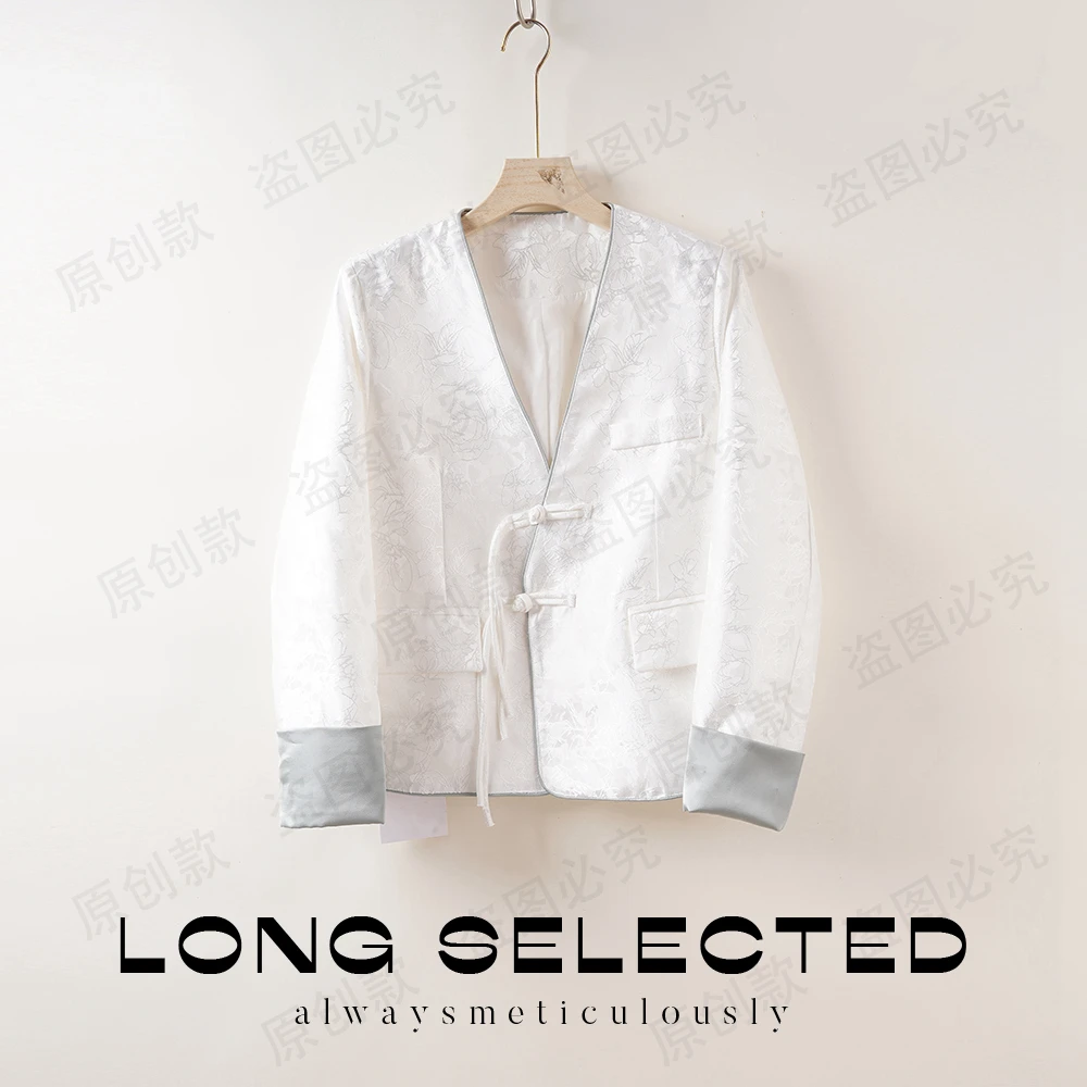 Q247 国风质感潮搭长袖衬衫 88125