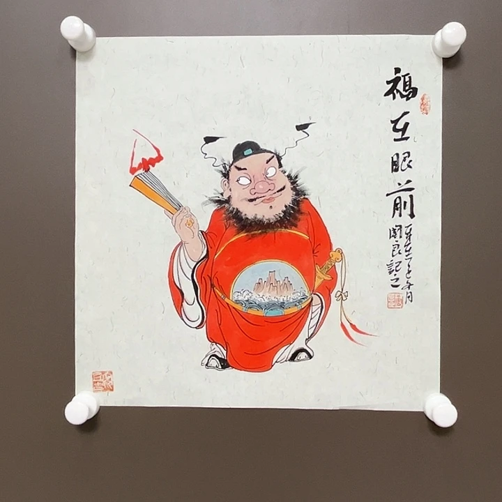 国画唐国良 手绘原创