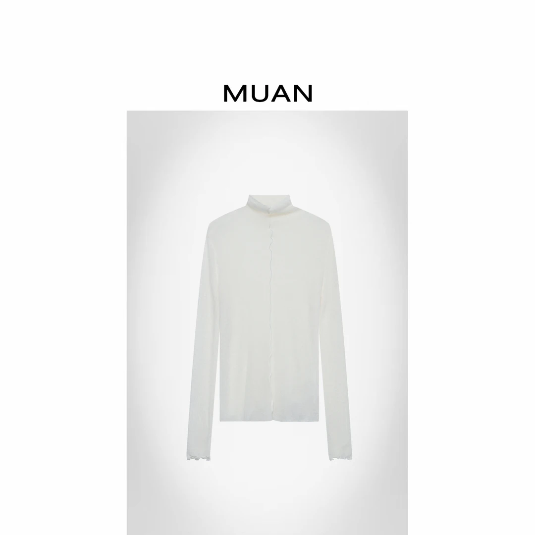木岸MUAN：《设计师打底》“设计师系列”定制长袖打底上衣女D-DG3-142