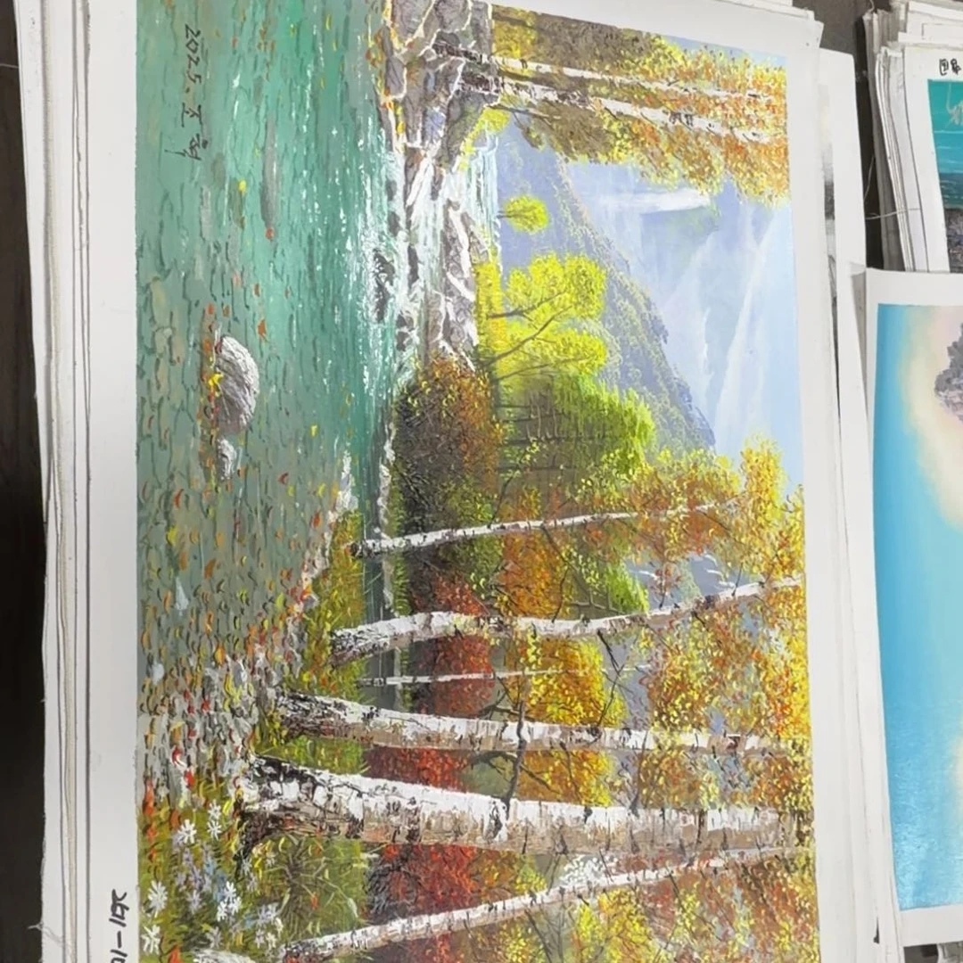 油画你在哪呢你现在