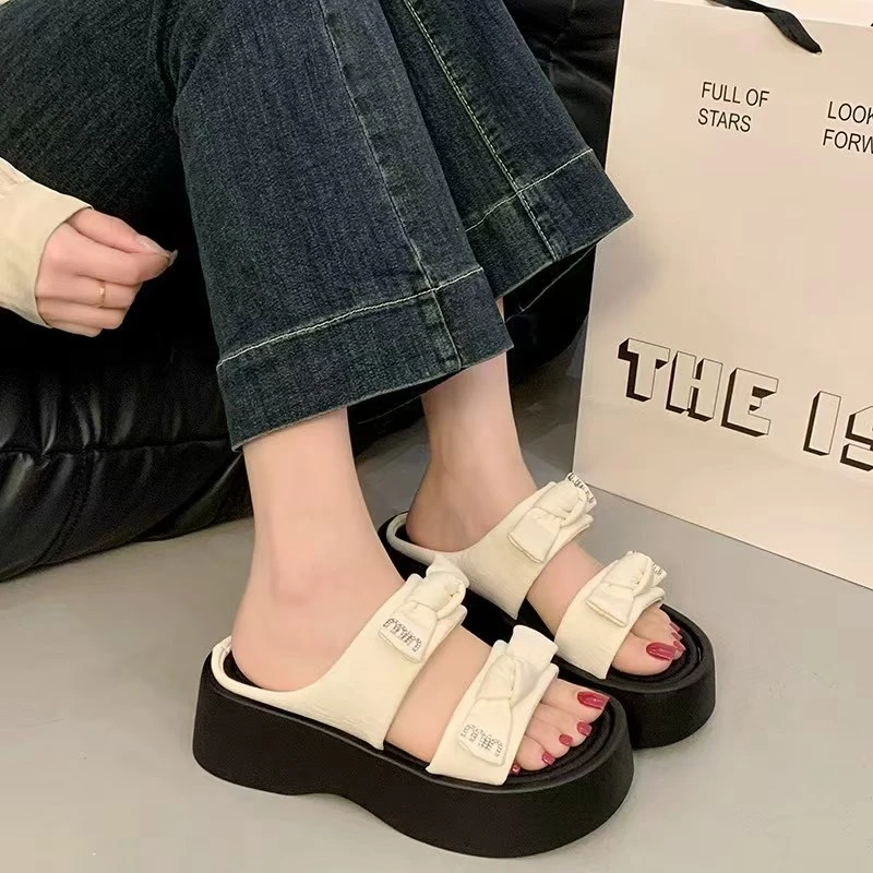 3323-3夏季新款厚底百搭拖鞋