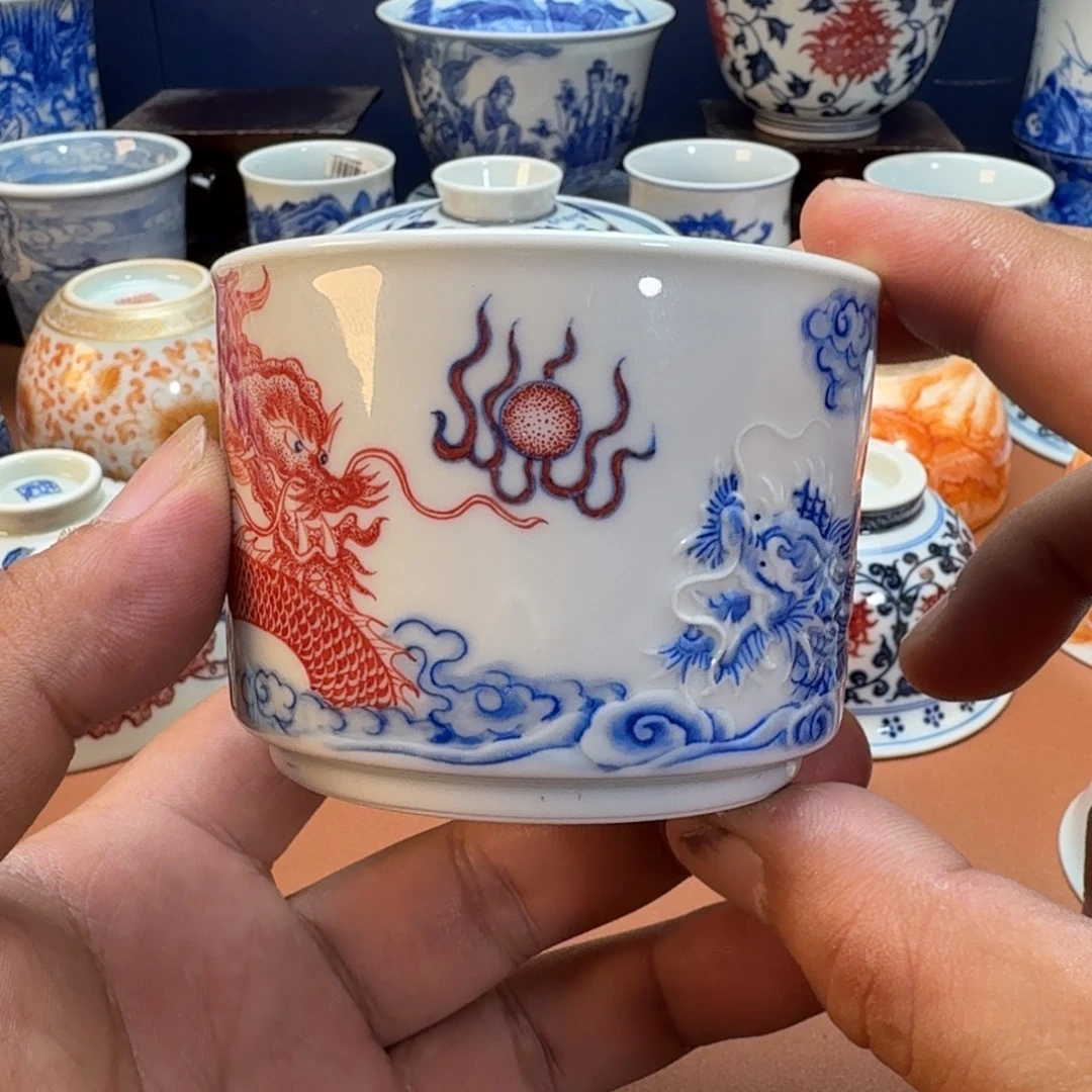 富***护杯子景德镇全手工首会陶瓷