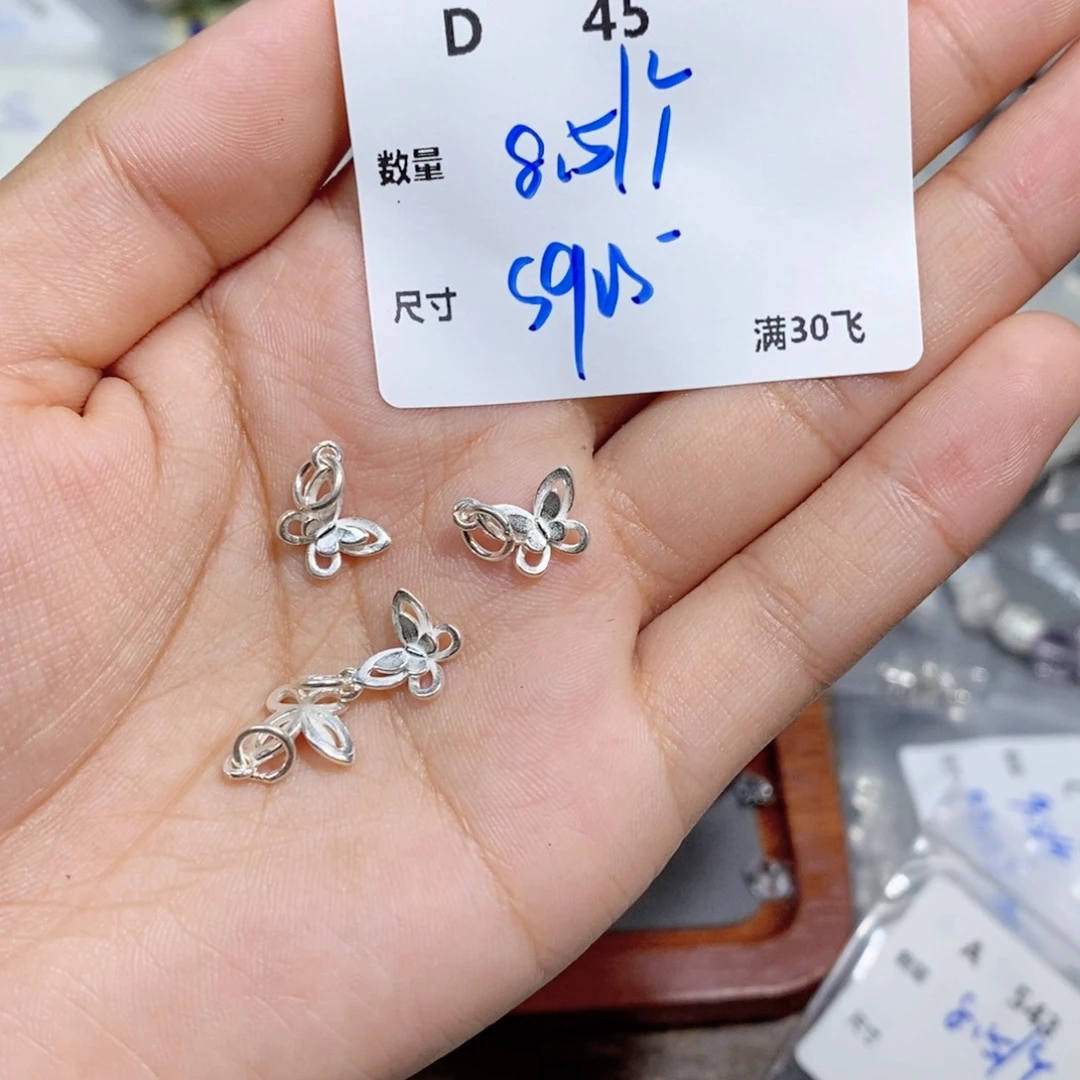 银S925镶嵌颈饰水晶D45