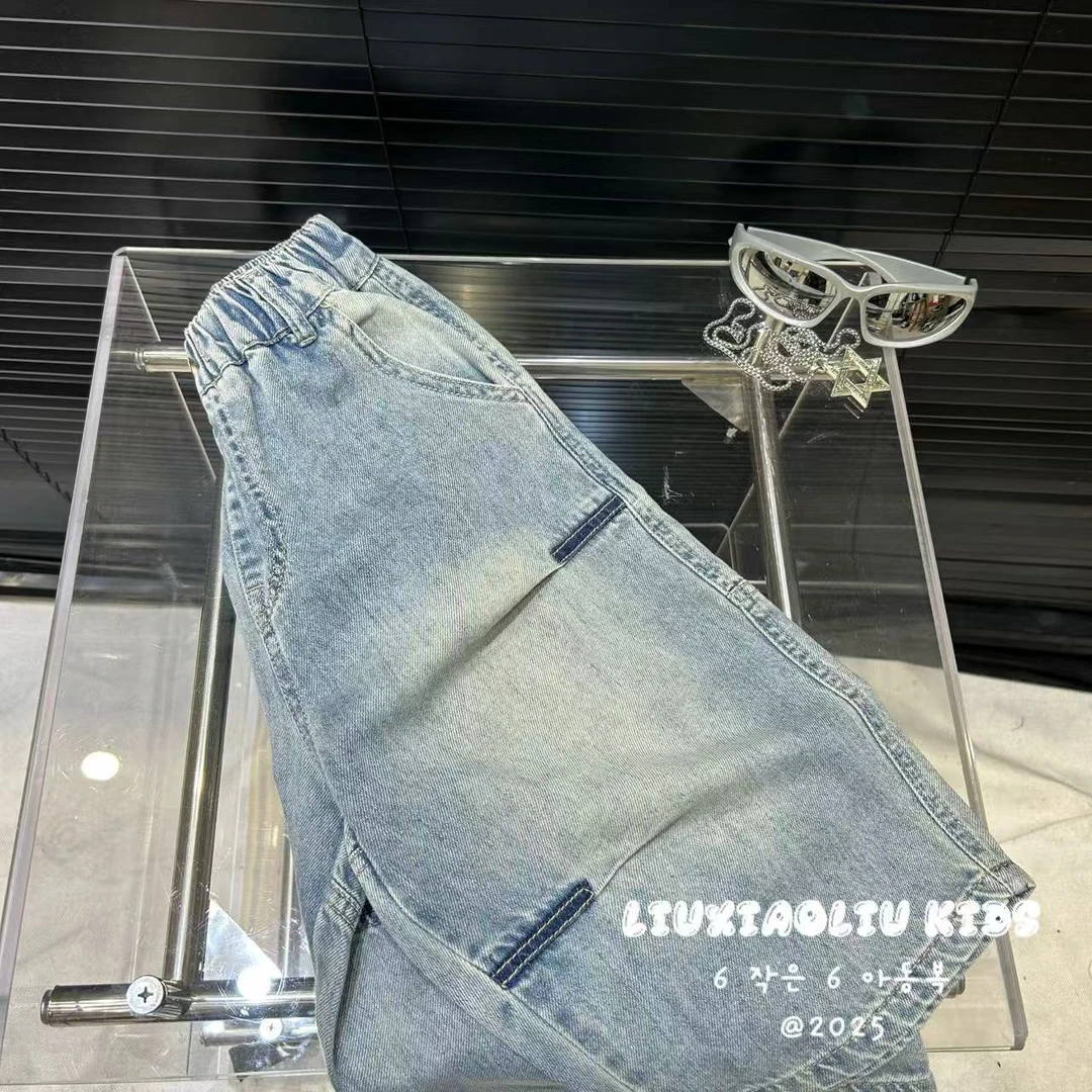 杭州六小六正版BY LIUXIAOLIU夏季儿童牛仔短裤19778