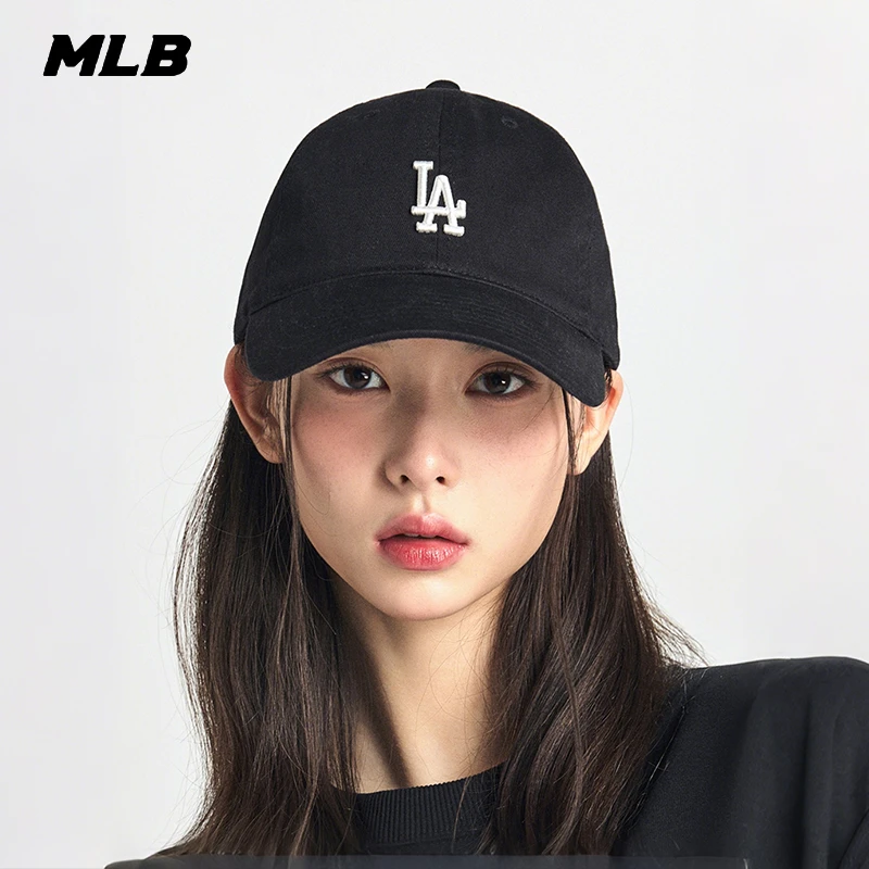 2025小标新款MLB帽子软顶NY/LA棒球帽鸭舌帽休闲【正品保证】CP77