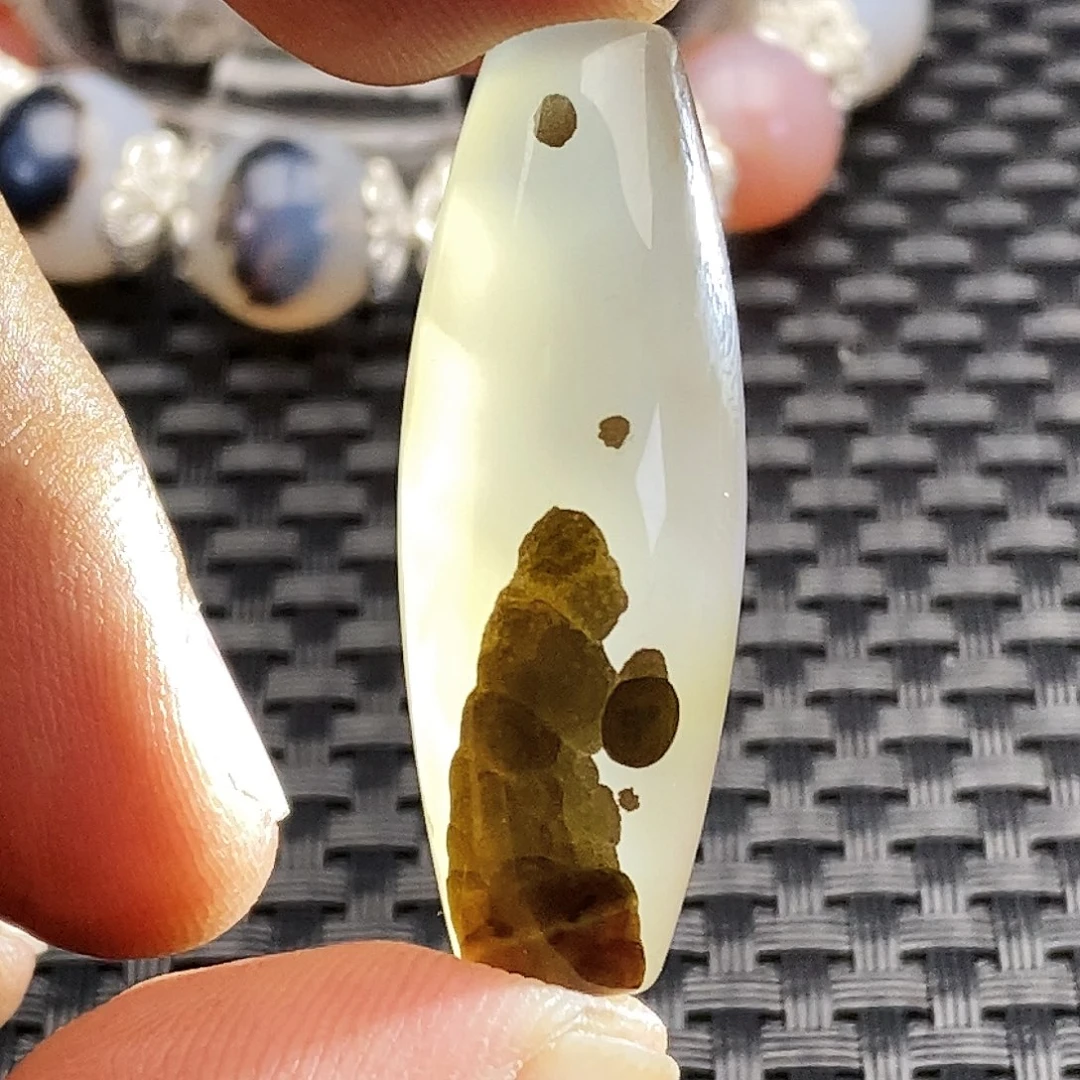 不***屋玛瑙/玉髓未镶嵌吊坠(不含链)