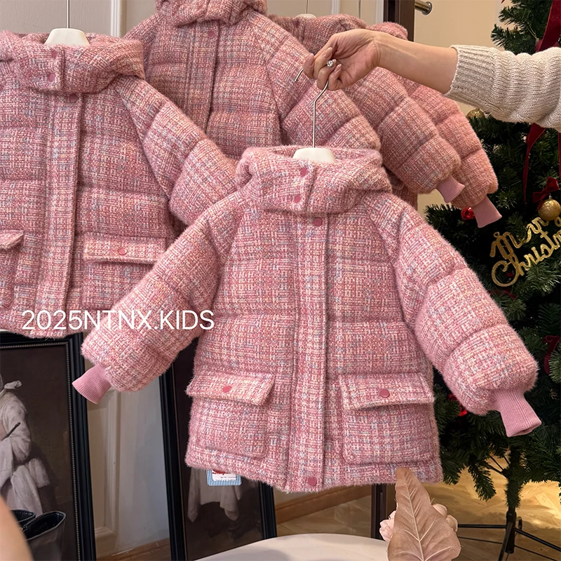 女童幻彩香风加厚过冬棉服外套Q2501719