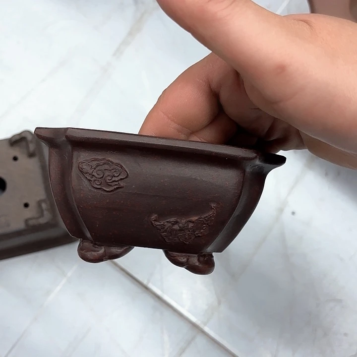 紫砂花盆紫砂的味道真的是