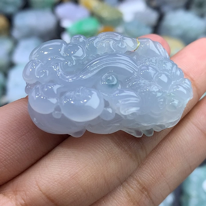 翡翠未镶嵌颈饰天然缅甸翡翠