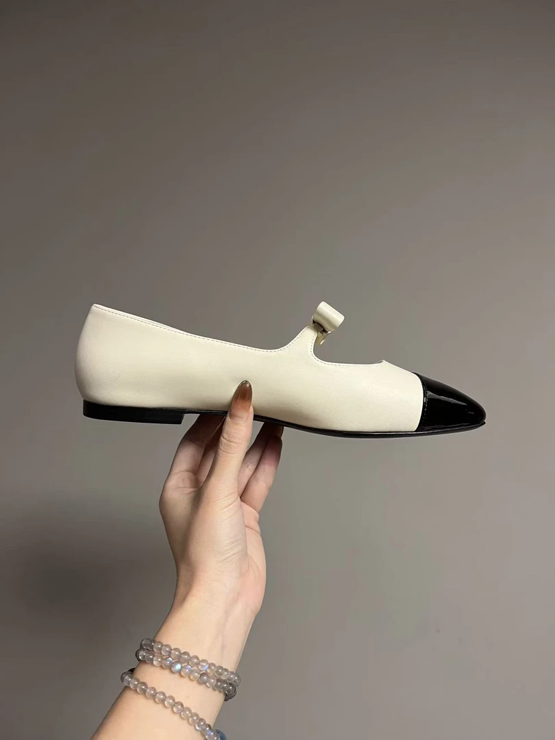 浅口低跟蝴蝶结玛丽珍