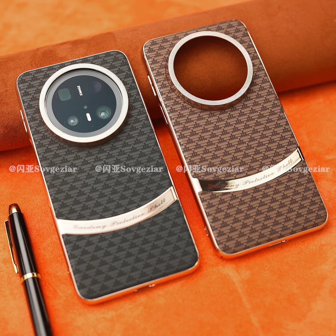 适用于华为Mate70/Pro手机壳高登电镀拼接皮纹防摔高端Pro+