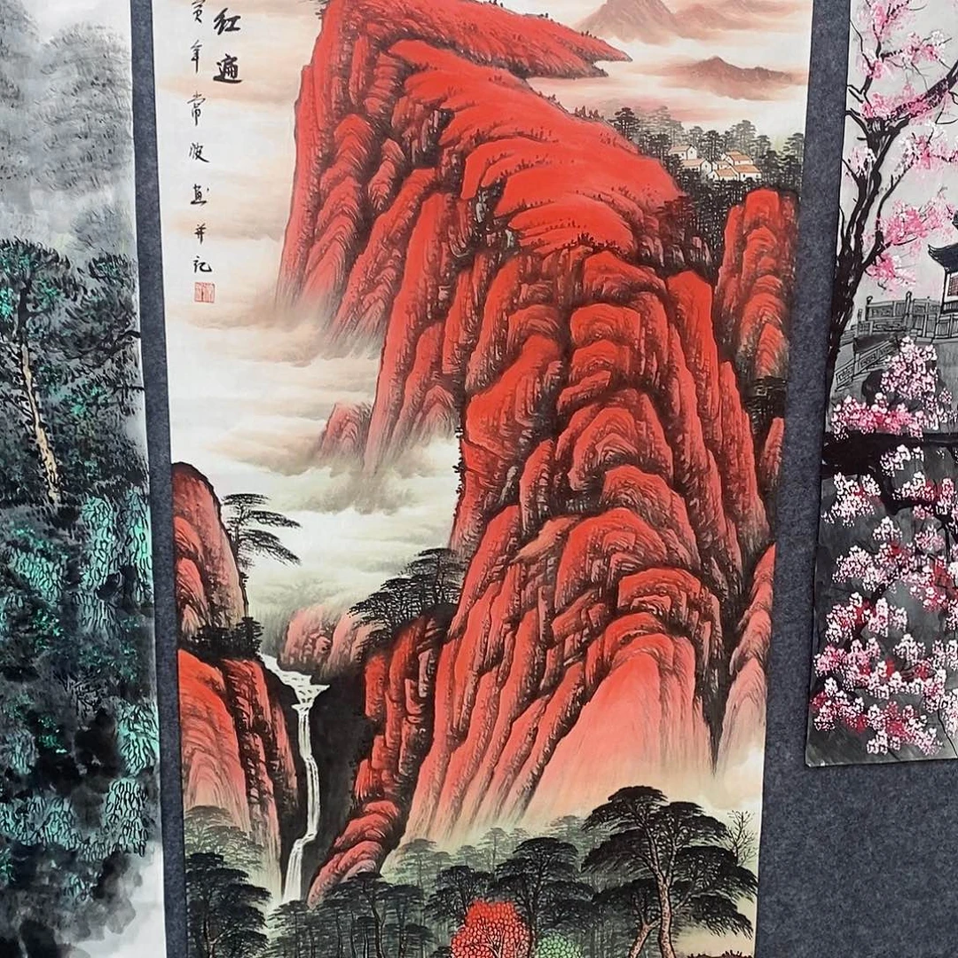 国画国画手绘作品