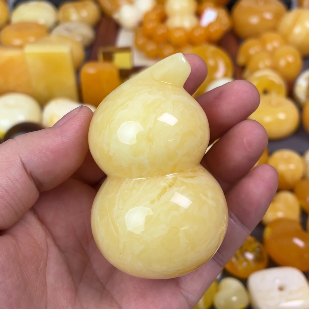 蜜蜡未镶嵌吊坠(不含链)