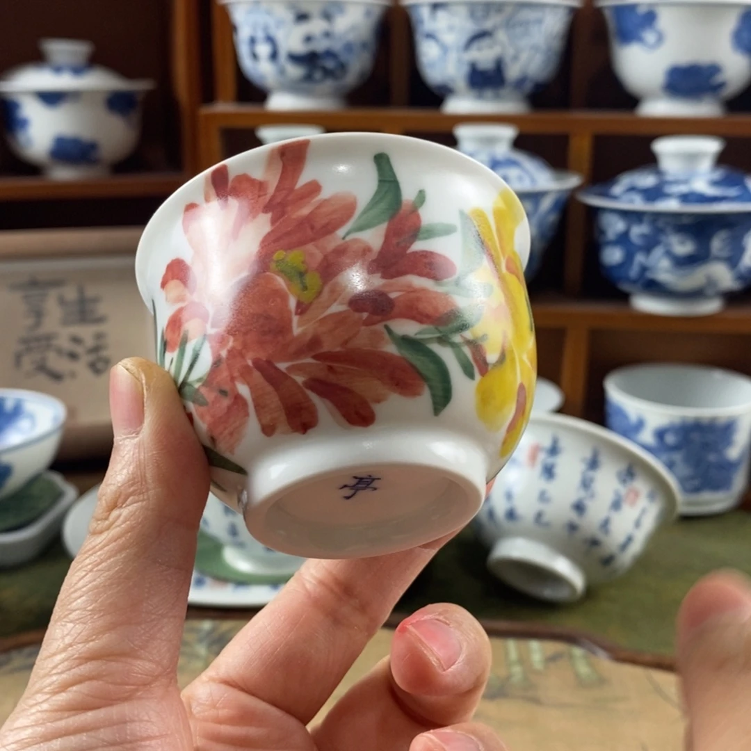 瓷片景德镇陶瓷手绘茶器346