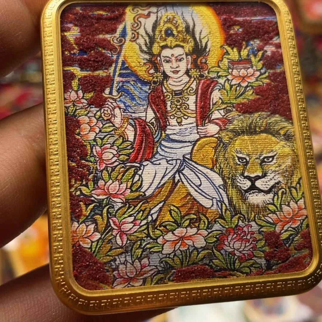 琉璃颈饰香***毒唐卡手绘男女同款