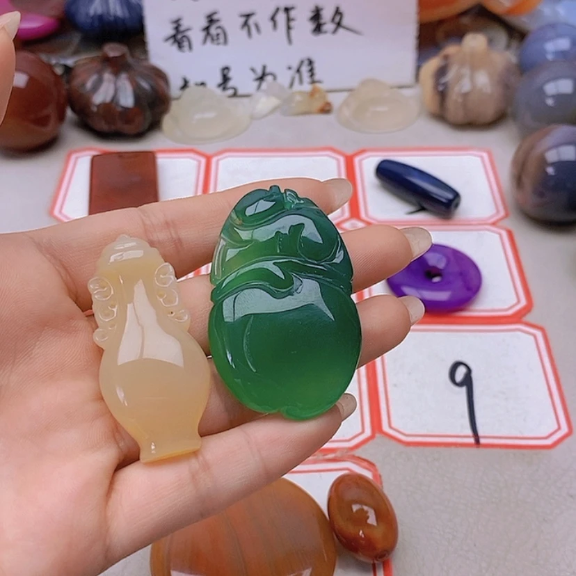 【闪购商品】未镶嵌玛瑙/玉髓珠宝半成品流*