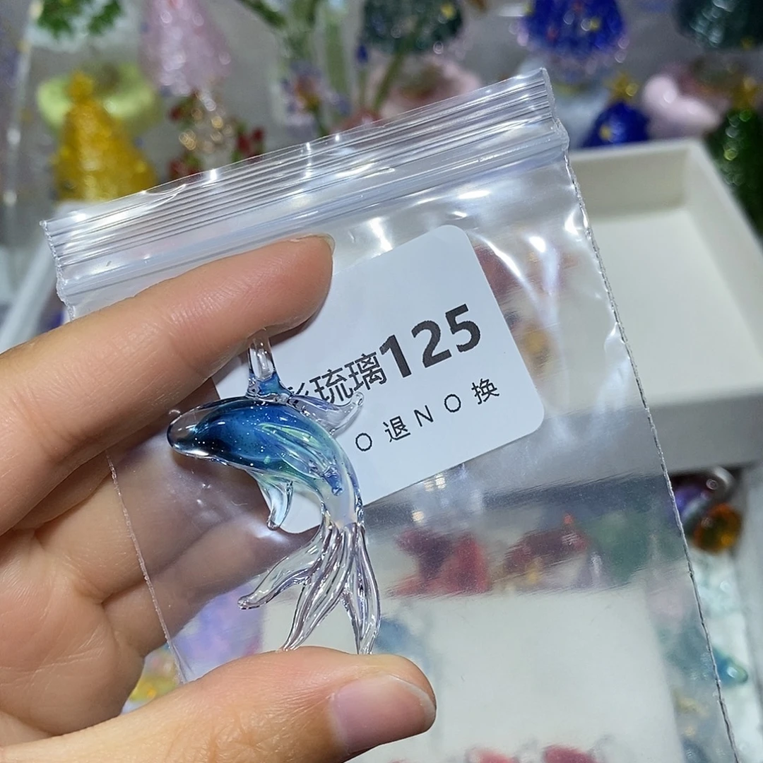 半***i玻璃颈饰125锦鲤一条