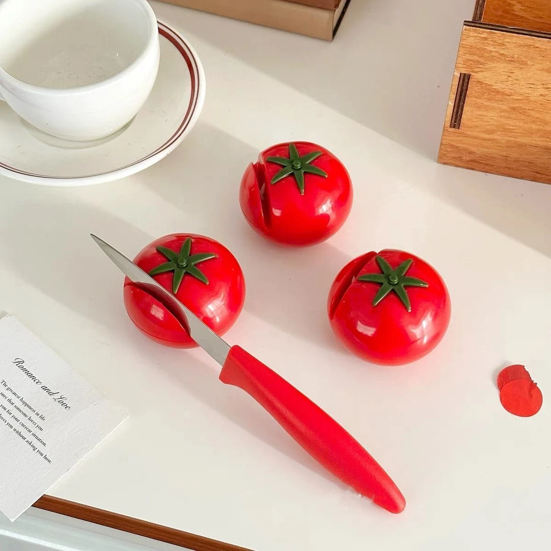 2025新款可爱番茄磨刀石家用菜刀剪刀迷你磨刀器厨房手动磨刀神器