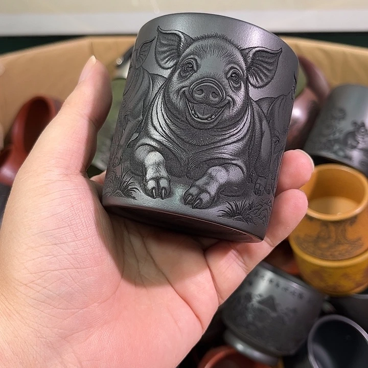 茶杯紫砂全手工紫砂主人杯