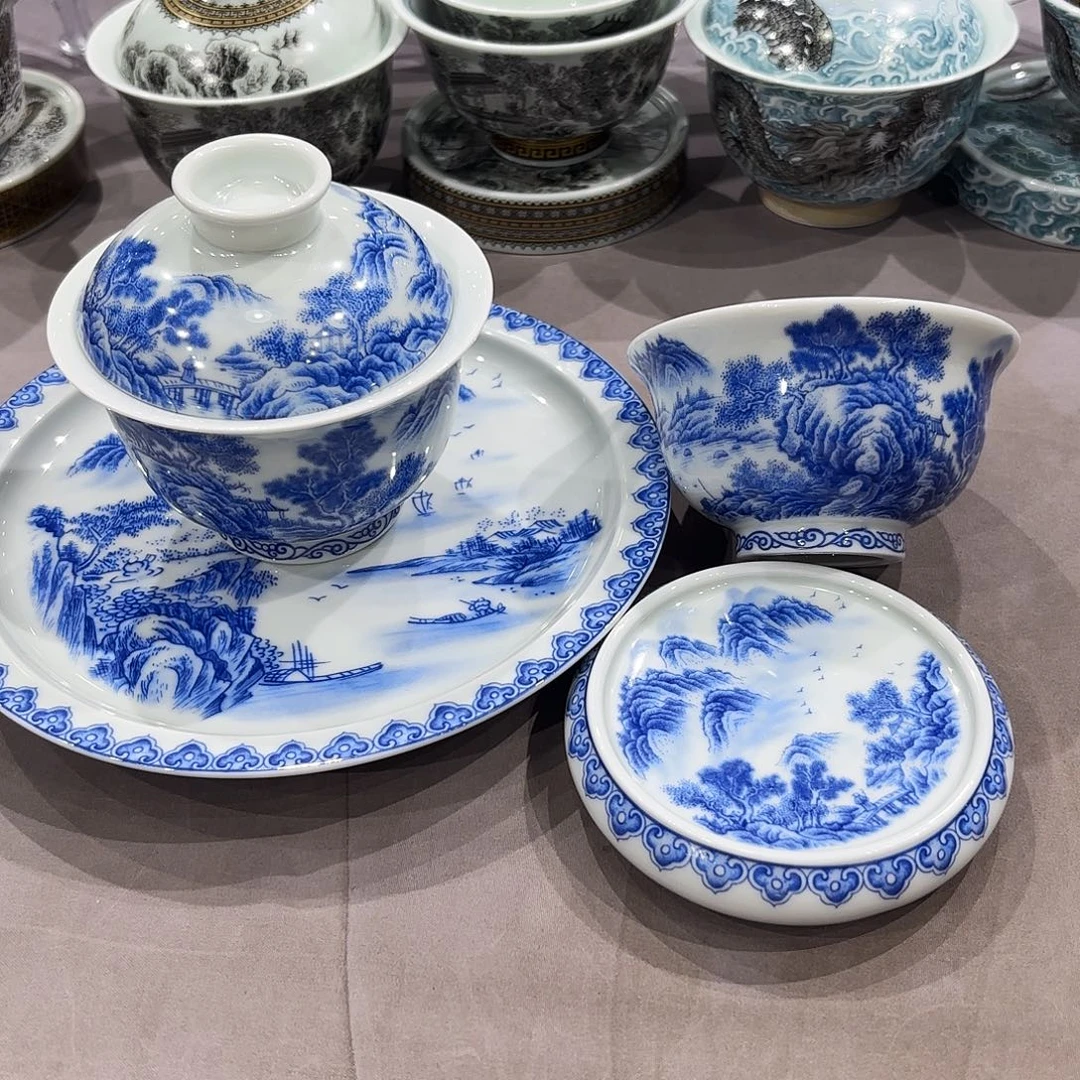 瓷片景德镇瓷器精品展示