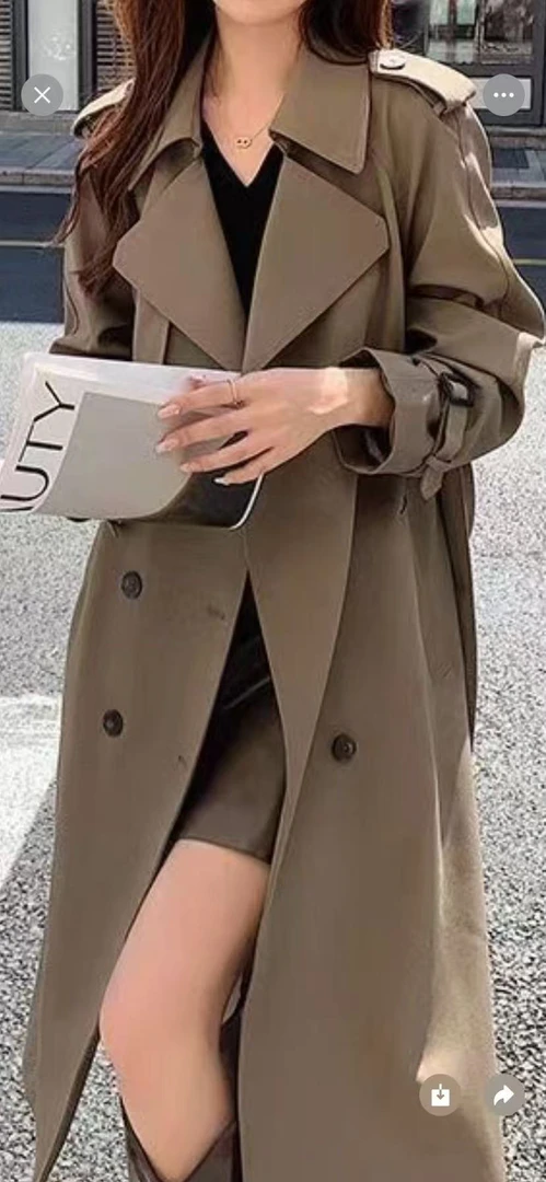 01款韩版休闲风衣