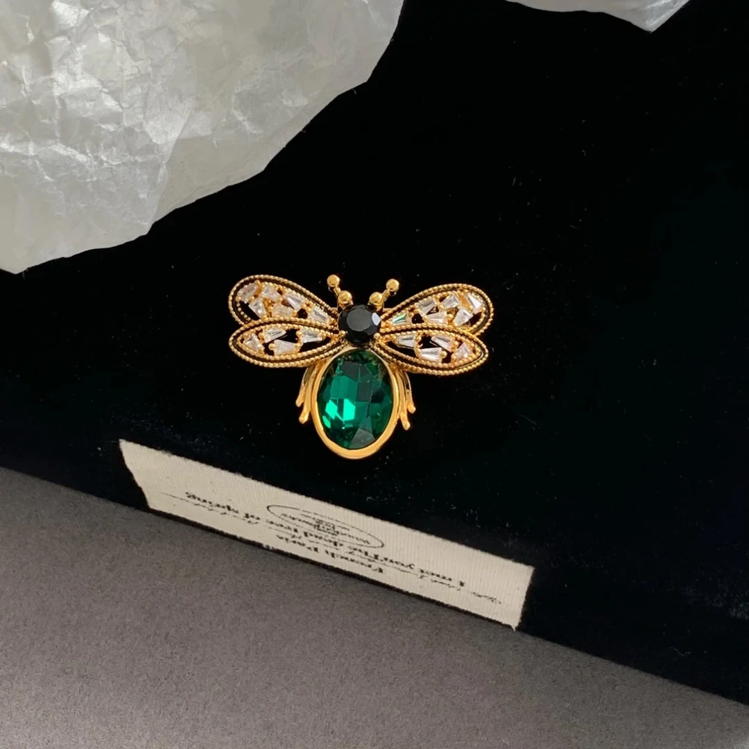 铜合金仿珍珠胸针 【老板娘专属】法式蜜蜂设计款贵气胸针